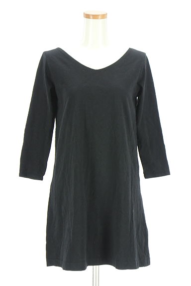 クリックで大画像表示 studio CLIP(スタディオクリップ)の古着「ラウンドネックコットンワンピース(Tシャツ)」大画像1へ