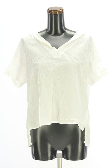 クリックで大画像表示 Samansa Mos2(サマンサモスモス)の古着「セーラー襟半袖カットソー(カットソー・プルオーバー)」大画像1へ