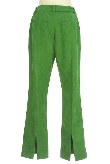 JEANASiS（ジーナシス）の古着「バックスリットスウェートフレアパンツ（パンツ）」大画像２へ