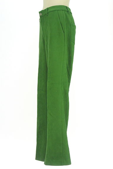 JEANASiS（ジーナシス）の古着「バックスリットスウェートフレアパンツ（パンツ）」大画像３へ