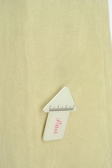 JEANASiS（ジーナシス）の古着「バックスリットスウェードフレアパンツ（パンツ）」大画像５へ