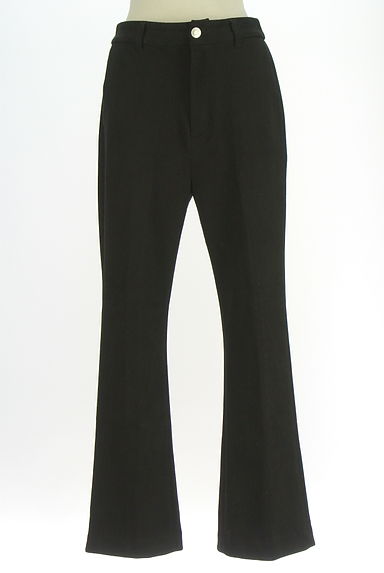 JEANASiS（ジーナシス）の古着「バックスリットスウェードフレアパンツ（パンツ）」大画像１へ