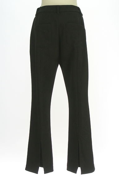 JEANASiS（ジーナシス）の古着「バックスリットスウェードフレアパンツ（パンツ）」大画像２へ