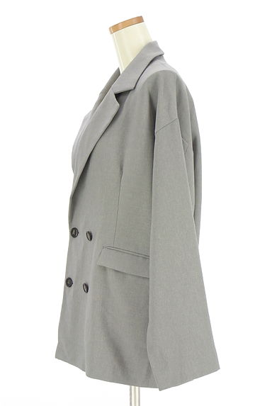 クリックで大画像表示 JEANASiS(ジーナシス)の古着「ビッグシルエットテーラードジャケット(ジャケット)」大画像3へ