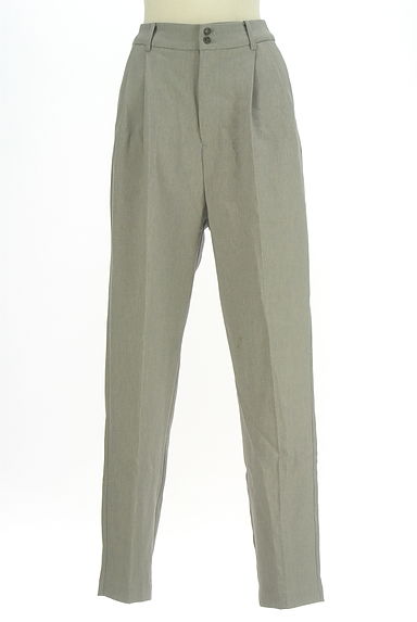 JEANASiS（ジーナシス）の古着「センタープレステーパードパンツ（パンツ）」大画像１へ