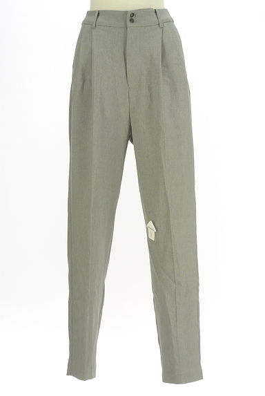 JEANASiS（ジーナシス）の古着「センタープレステーパードパンツ（パンツ）」大画像４へ