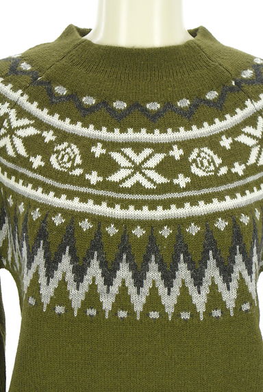 クリックで大画像表示 URBAN RESEARCH(アーバンリサーチ)の古着「フェアアイル柄ニットトップス(ニット)」大画像4へ