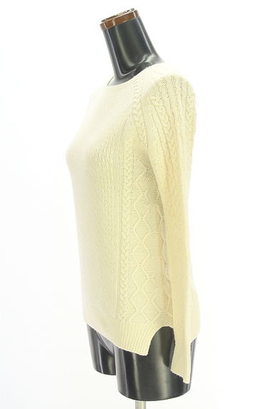 GREED INTERNATIONAL（グリードインターナショナル）の古着「ケーブル編みニットトップス（ニット）」大画像３へ