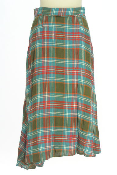 TOMORROWLAND（トゥモローランド）の古着「MACPHEE イレギュラーヘムろんぐスカート（ロングスカート・マキシスカート）」大画像２へ