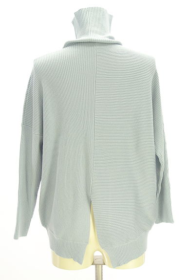 ADAM ET ROPE（アダムエロペ）の古着「リブチェンジタートルネックリブニットトップス（ニット）」大画像２へ