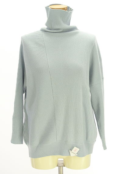 ADAM ET ROPE（アダムエロペ）の古着「リブチェンジタートルネックリブニットトップス（ニット）」大画像４へ