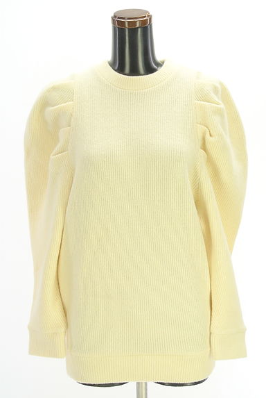 yori（ヨリ）の古着「パワーショルダーモックネックニットトップス（ニット）」大画像１へ