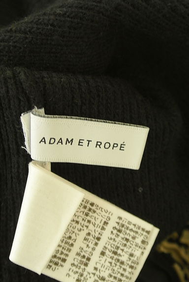 クリックで大画像表示 ADAM ET ROPE(アダムエロペ)の古着「花柄シフォンスカートレイヤード風ニットワンピース(ワンピース・チュニック)」大画像6へ