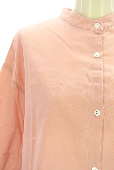 クリックで大画像表示 ROPE(ロペ)の古着「バンドカラーシャツ(カジュアルシャツ)」大画像4へ