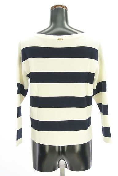 ROPE（ロペ）の古着「太ボーダー柄ニットトップス（ニット）」大画像２へ