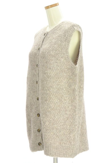 Samansa Mos2（サマンサモスモス）の古着「オーバーサイズニットベスト（ベスト・ジレ）」大画像３へ