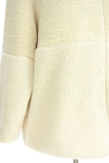 クリックで大画像表示 Samansa Mos2(サマンサモスモス)の古着「SM2 ノーカラー切替ボアブルゾン(コート)」大画像5へ