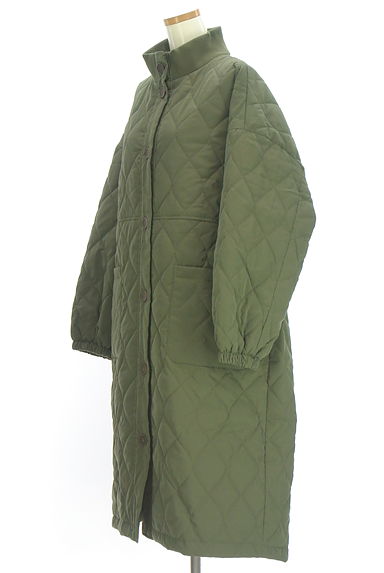 Samansa Mos2（サマンサモスモス）の古着「キルティングロングコート（コート）」大画像３へ