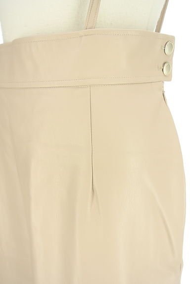 FENNEL（フェンネル）の古着「エコレザーサロペットロングスカート（オーバーオール・サロペット）」大画像４へ