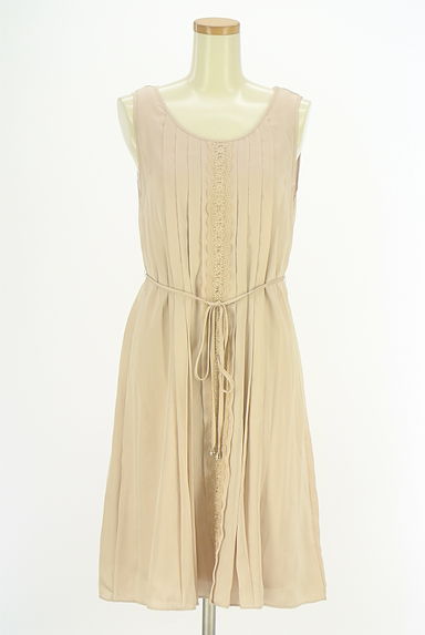 SCOT CLUB（スコットクラブ）の古着「紐ベルト付き膝下タックワンピース（ワンピース・チュニック）」大画像１へ