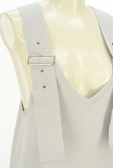 SCOT CLUB（スコットクラブ）の古着「ニットサロペットワンピース（キャミワンピース）」大画像４へ