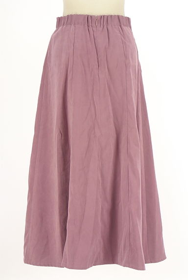 Vin（ヴァン）の古着「チェックプリーツ切替スウェードスカート（ロングスカート・マキシスカート）」大画像２へ