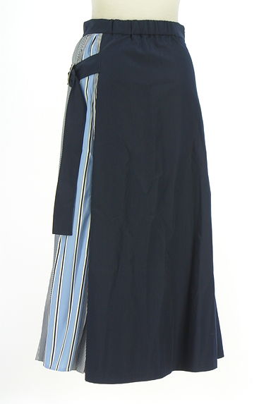 クリックで大画像表示 FENNEL(フェンネル)の古着「サイド切替ロングフレアスカート(ロングスカート・マキシスカート)」大画像2へ