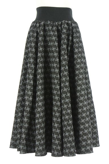 FENNEL（フェンネル）の古着「幾何学柄ボリュームロングフレアスカート（ロングスカート・マキシスカート）」大画像１へ