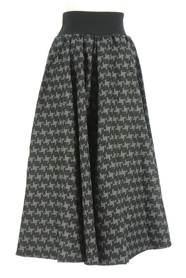 FENNEL（フェンネル）の古着「幾何学柄ボリュームロングフレアスカート（ロングスカート・マキシスカート）」大画像２へ