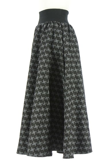FENNEL（フェンネル）の古着「幾何学柄ボリュームロングフレアスカート（ロングスカート・マキシスカート）」大画像３へ