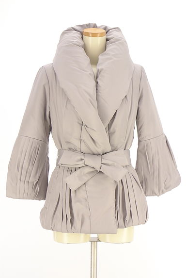 SCOT CLUB（スコットクラブ）の古着「ベルト付きボリュームカラー中綿コート（コート）」大画像１へ