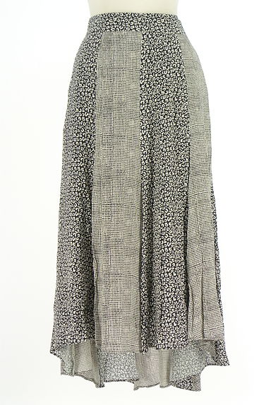 Aga（アーガ）の古着「2柄切替フィッシュテールロングスカート（ロングスカート・マキシスカート）」大画像１へ