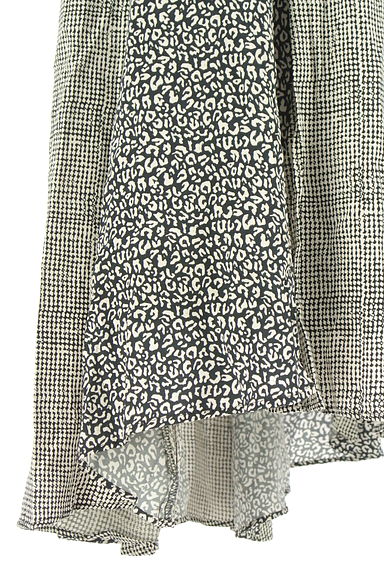 Aga（アーガ）の古着「2柄切替フィッシュテールロングスカート（ロングスカート・マキシスカート）」大画像５へ