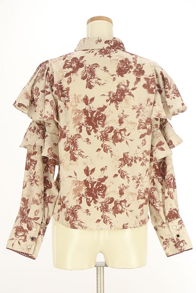 axes femme（アクシーズファム）の古着「花柄フリルブラウス（ブラウス）」大画像２へ