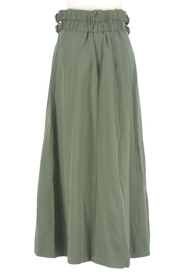 クリックで大画像表示 axes femme(アクシーズファム)の古着「サイドベルトロングフレアスカート(ロングスカート・マキシスカート)」大画像2へ