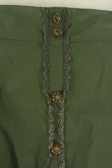 axes femme（アクシーズファム）の古着「花刺繍入りフィッシュテール膝下スカート（スカート）」大画像４へ