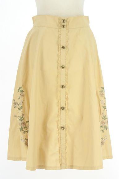 axes femme（アクシーズファム）の古着「刺繍入りミモレフレアスカート（スカート）」大画像１へ