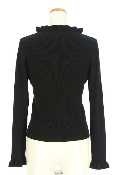 axes femme（アクシーズファム）の古着「フリルネックリブニット（ニット）」大画像２へ