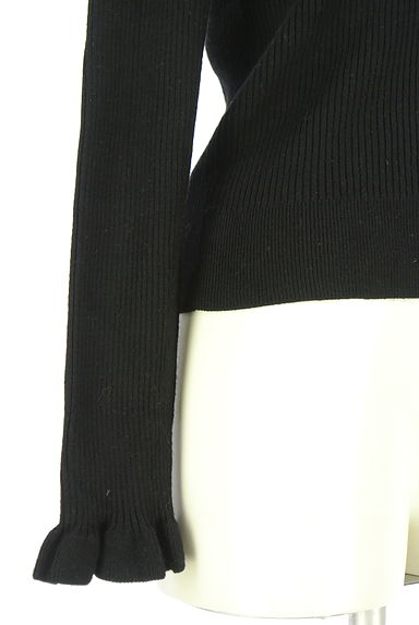 axes femme（アクシーズファム）の古着「フリルネックリブニット（ニット）」大画像５へ