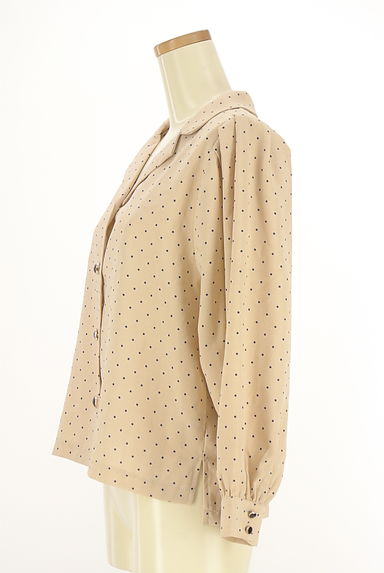axes femme（アクシーズファム）の古着「オープンカラードットブラウス（ブラウス）」大画像３へ