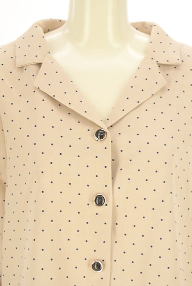 axes femme（アクシーズファム）の古着「オープンカラードットブラウス（ブラウス）」大画像４へ