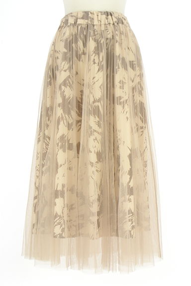 FREE'S MART（フリーズマート）の古着「花柄チュールロングスカート（ロングスカート・マキシスカート）」大画像１へ