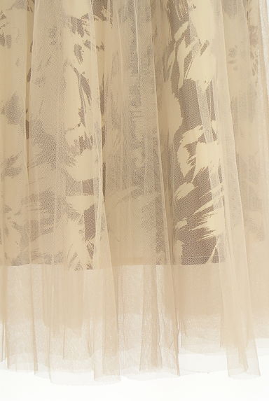 FREE'S MART（フリーズマート）の古着「花柄チュールロングスカート（ロングスカート・マキシスカート）」大画像５へ