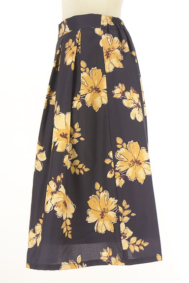 FREE'S MART（フリーズマート）の古着「花柄膝下タックフレアスカート（スカート）」大画像３へ