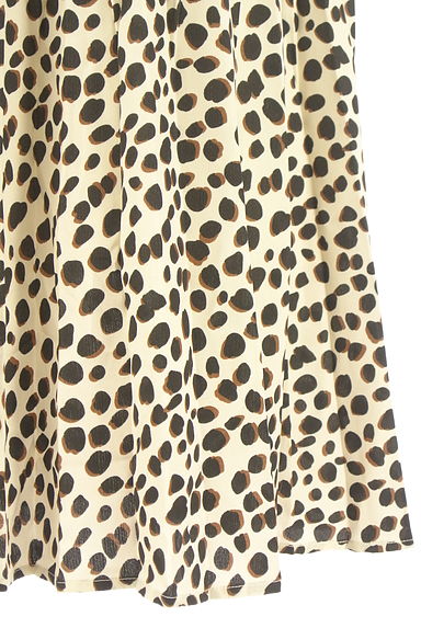 FREE'S MART（フリーズマート）の古着「ダルメシアン柄プリーツロングスカート（ロングスカート・マキシスカート）」大画像５へ