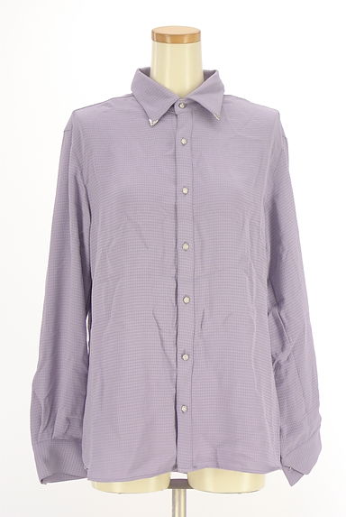 axes femme（アクシーズファム）の古着「AXES-X 千鳥格子柄ブラウス（ブラウス）」大画像１へ