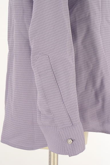 axes femme（アクシーズファム）の古着「AXES-X 千鳥格子柄ブラウス（ブラウス）」大画像５へ