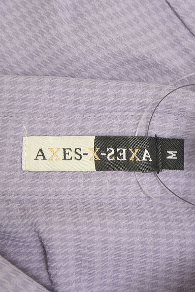 axes femme（アクシーズファム）の古着「AXES-X 千鳥格子柄ブラウス（ブラウス）」大画像６へ