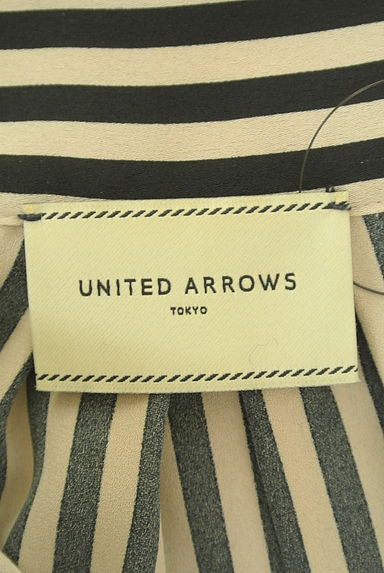 クリックで大画像表示 UNITED ARROWS(ユナイテッドアローズ)の古着「ストライプ柄ボウタイカットソー(カットソー・プルオーバー)」大画像6へ