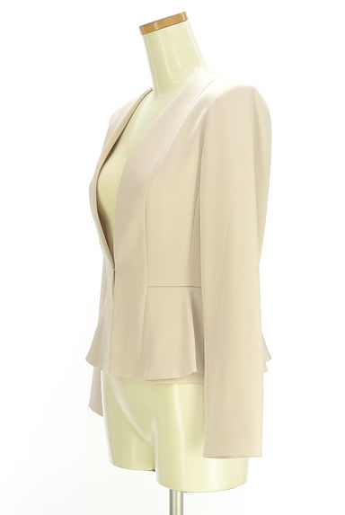 クリックで大画像表示 ANAYI(アナイ)の古着「ノーカラーペプラムジャケット(ジャケット)」大画像3へ